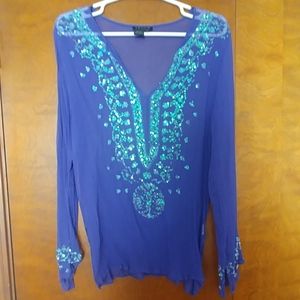 Venus Sheer Silk Blouse